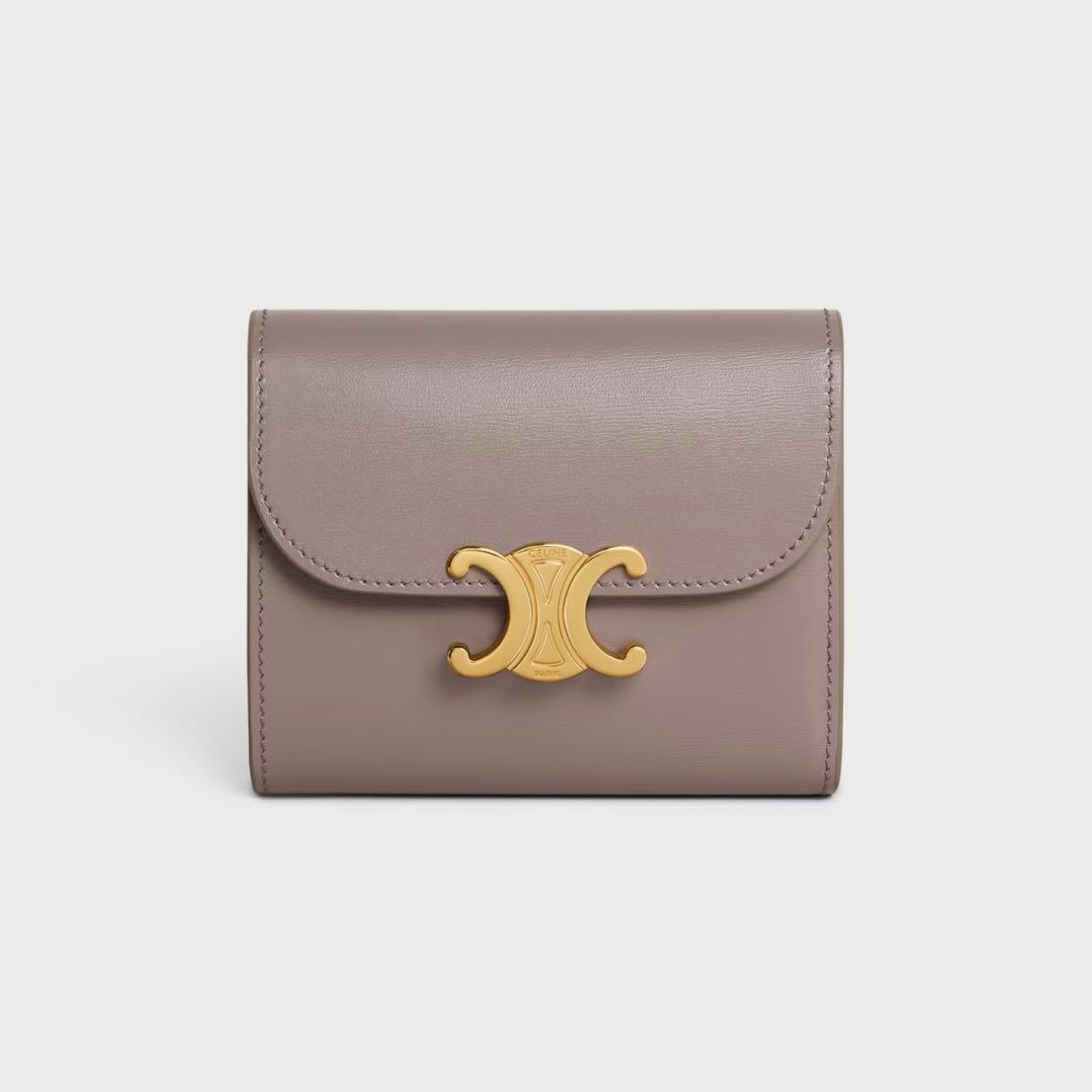 CELINE セリーヌ トリオンフ コンパクトウォレット 新品