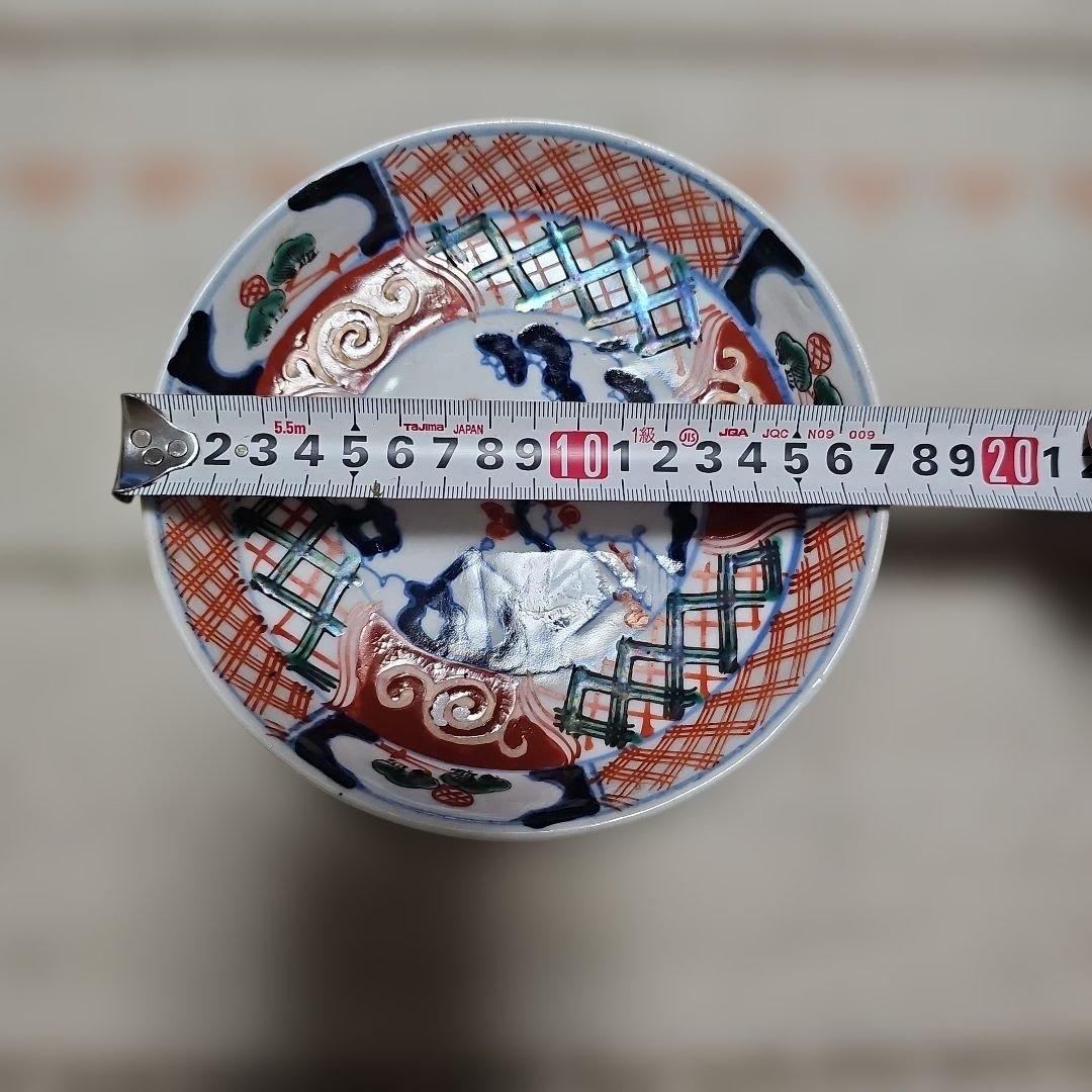 古伊万里　赤絵　なます皿　3枚