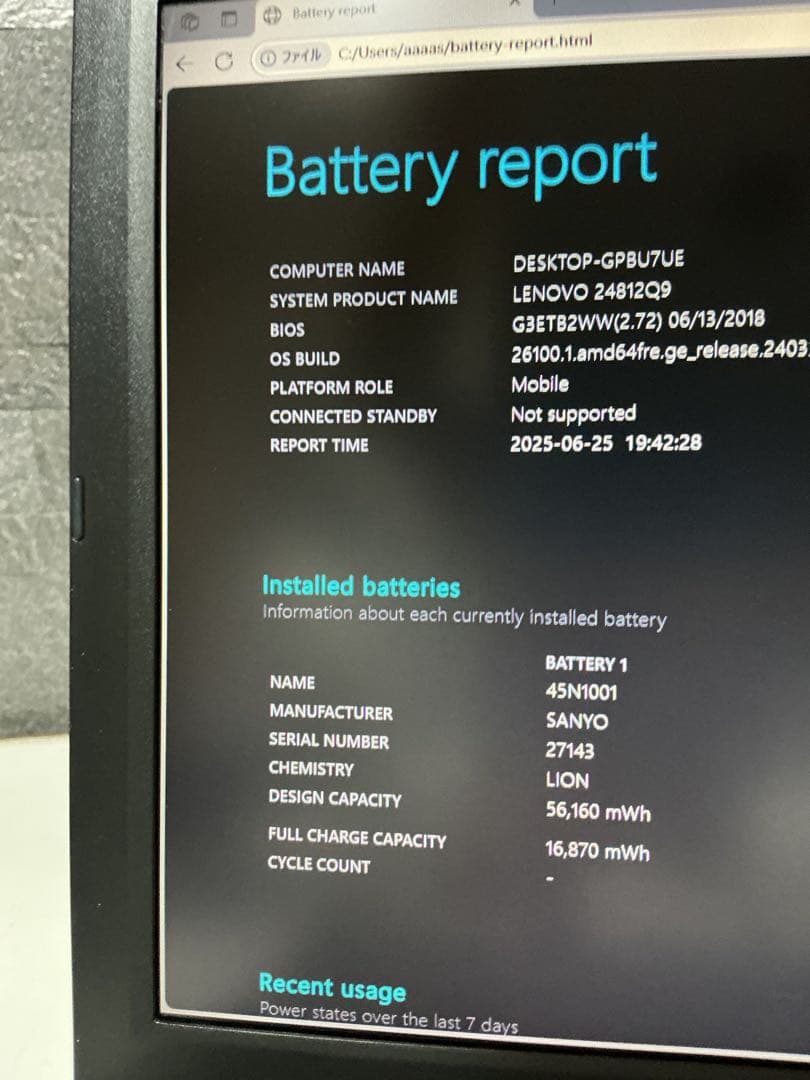 Lenovo corei7 メモリ12GB 新品SSD512GB