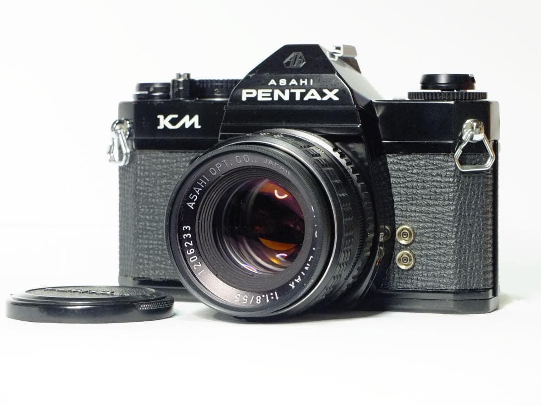【実写確認整備品】アサヒペンタックスKMBK／PENTAX55mmf1.8付