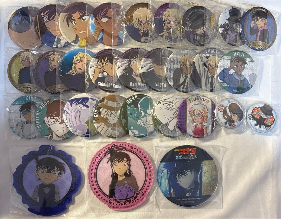 名探偵コナン 缶バッジ まとめ売り