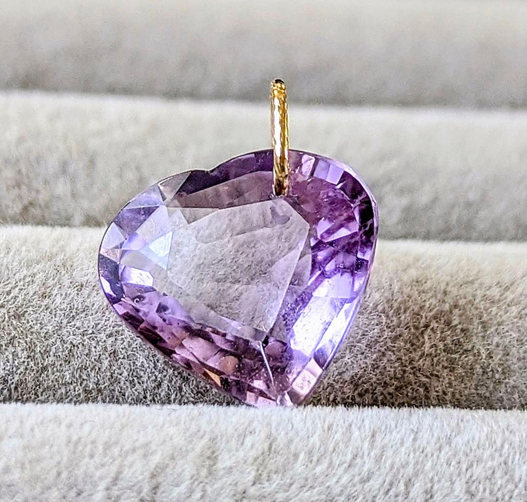 ♢N♢K18 アメトリン5.8ct ネックレスチャーム ペンダントトップ