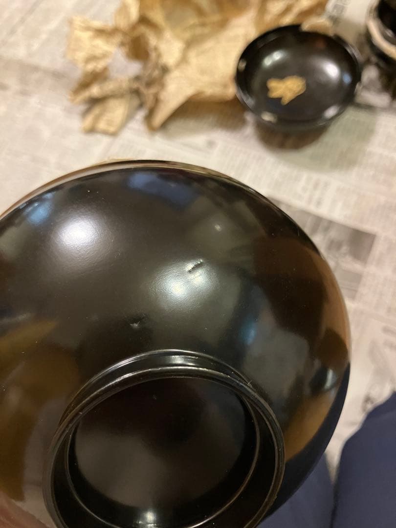 吸物椀　漆　アンティーク