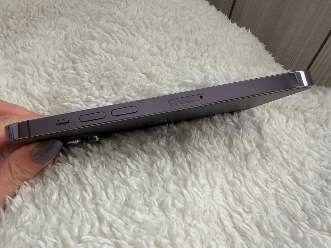 美品iPhone14Pro 256GBディープパープル SIM