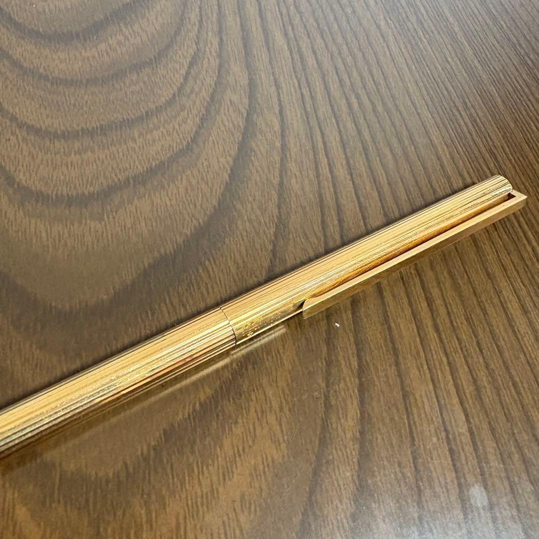 S.T.DUPONT デュポン ボールペン ツイスト式ゴールドプレート
