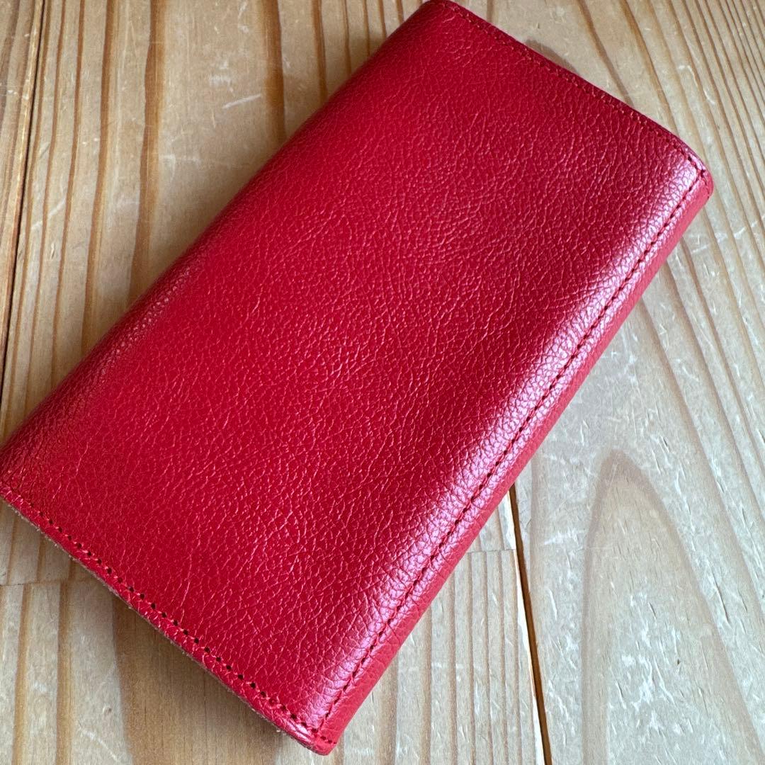 【新品】IL BISONTE ミディアムウォレット レッド♡