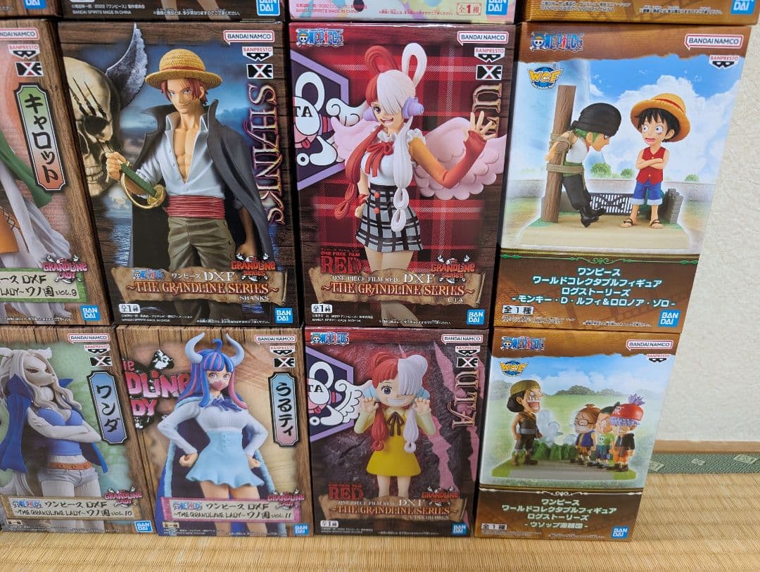 ワンピース フィギュアセット ルフィ ゾロ　シャンクス　ウタ　エース　ヤマト