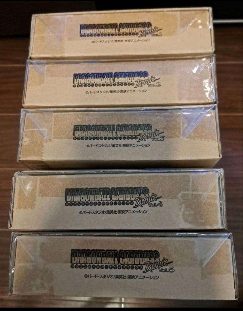 新品未開封 ドラゴンボール カードダス リミックスvol.1〜5 コンプリート