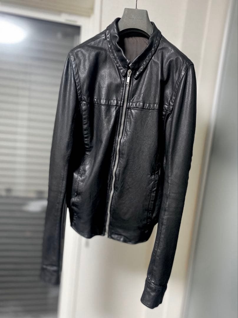 ジャケット・アウター Rick Owens archive leather biker jacket