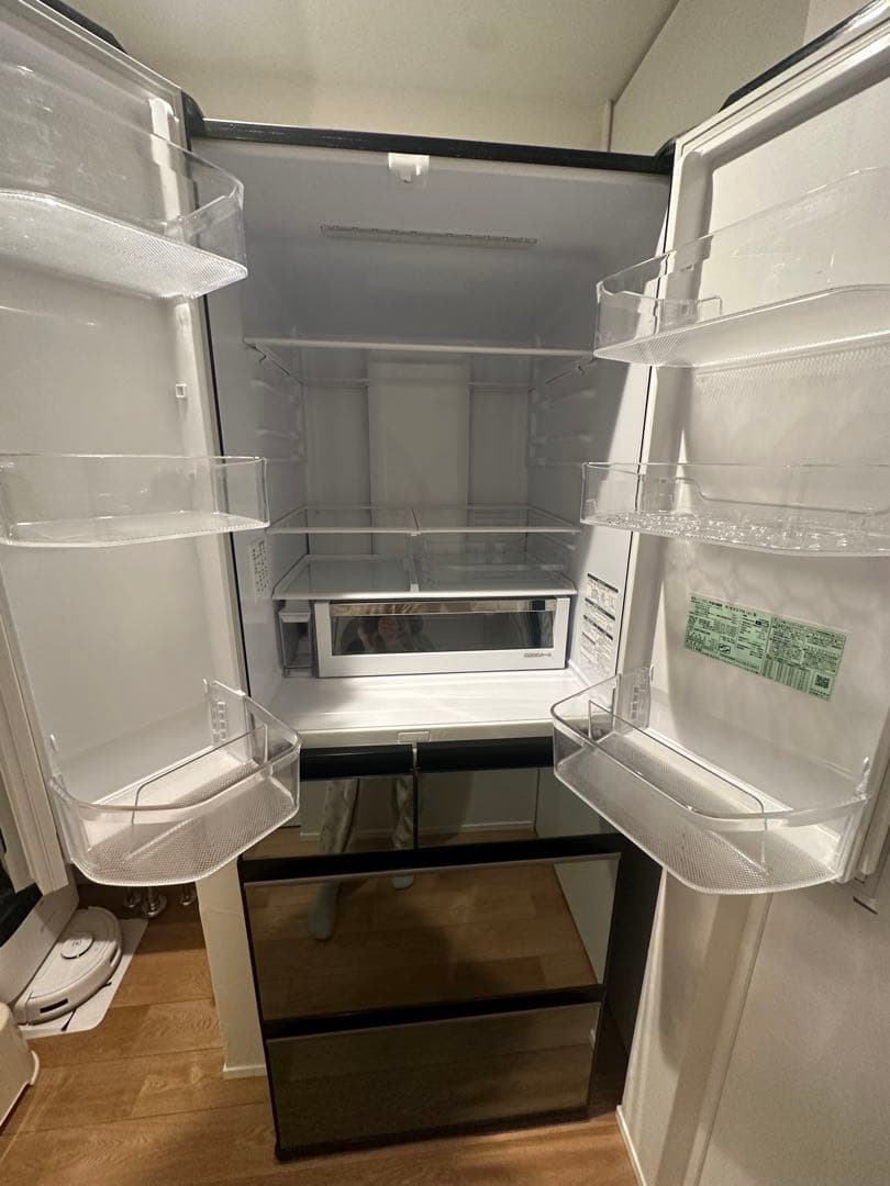 【ミラータイプ】HITACHI R-KX57N(X)型 冷蔵庫 567L