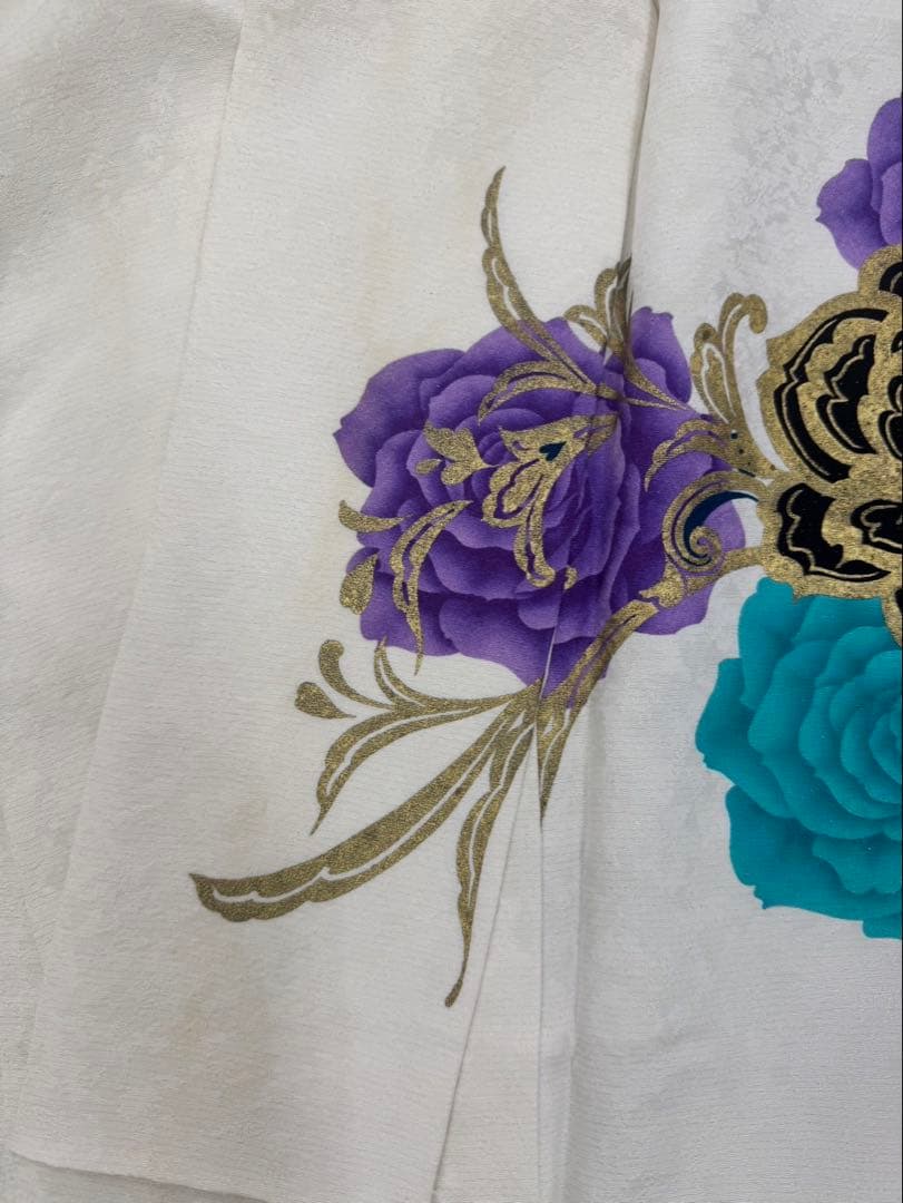 化繊　正絹 振袖 成人　2着セット