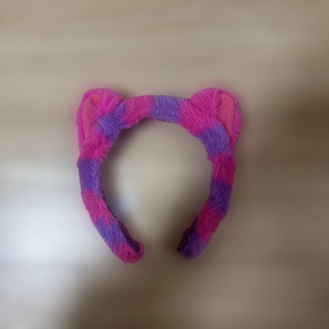 チェシャ猫　マフラーキャップ　カチューシャ　ポシェット　カードケース　3点セット