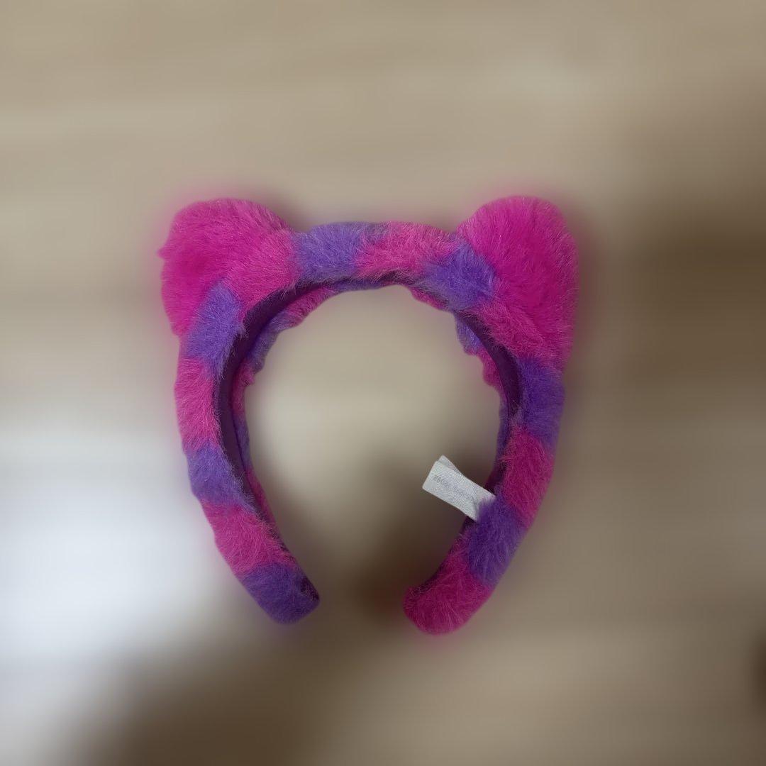 チェシャ猫　マフラーキャップ　カチューシャ　ポシェット　カードケース　3点セット