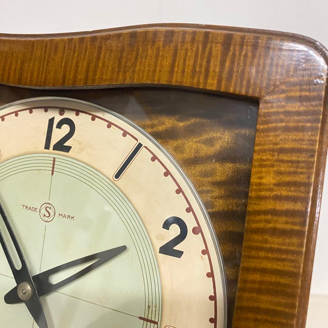 SEIKOSHA 昭和レトロ　ゼンマイ時計　虎杢　No.2720 アンティーク