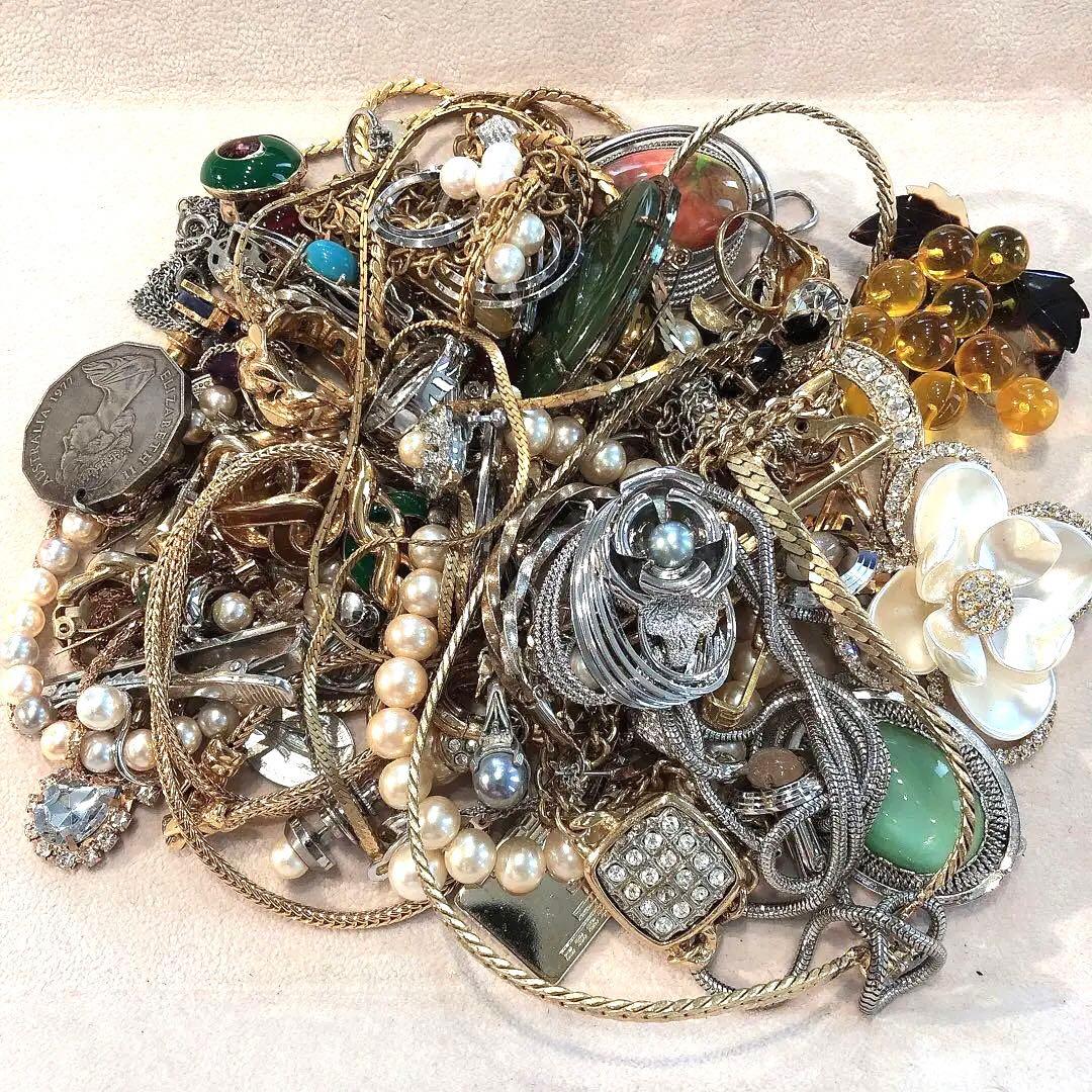 s1701 遺品整理 ジュエリー セット 真珠 ネックレス 指輪 タイピン 他