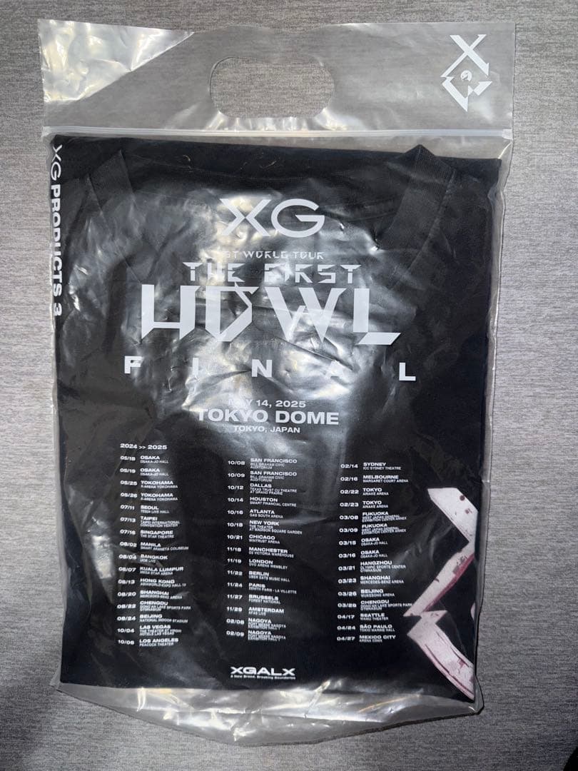 XG THE FIRST HOWL Tシャツ Lサイズ