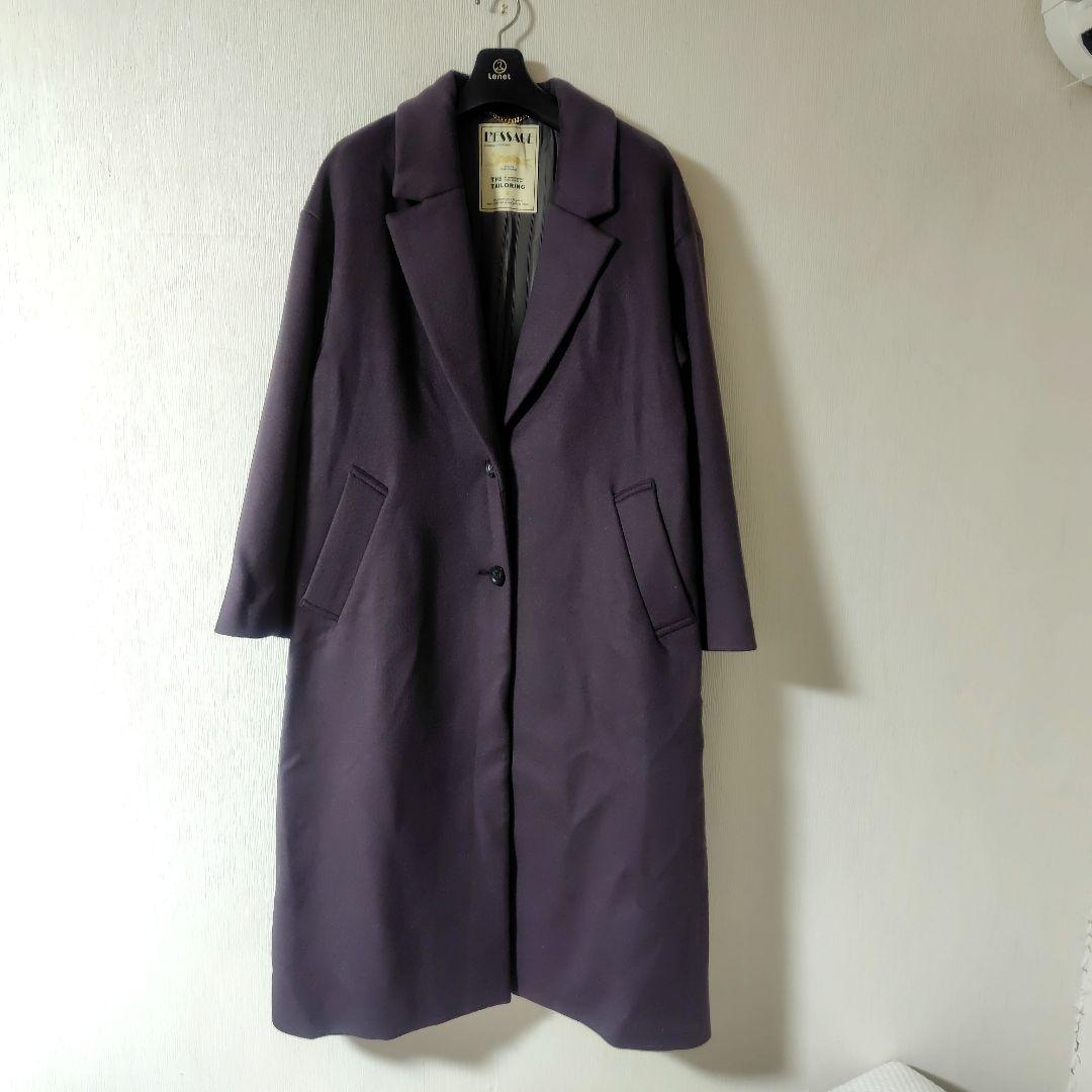 L'ESSAGE レサージュ SUPER120s オーバーチェスターコート