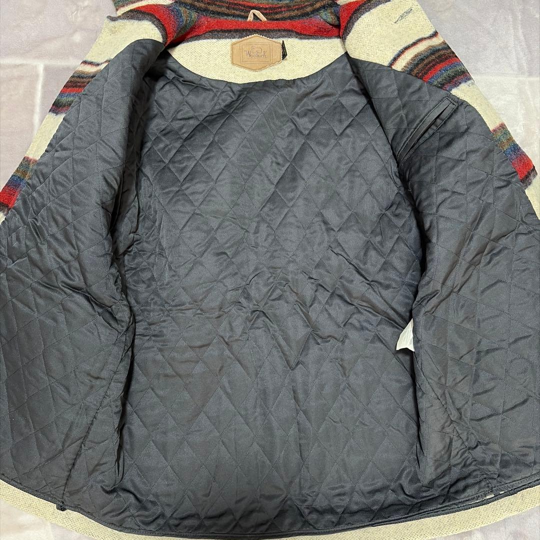 【美品】90'S ウールリッチ WOOLRICH ボーダー柄 ウールジャケット