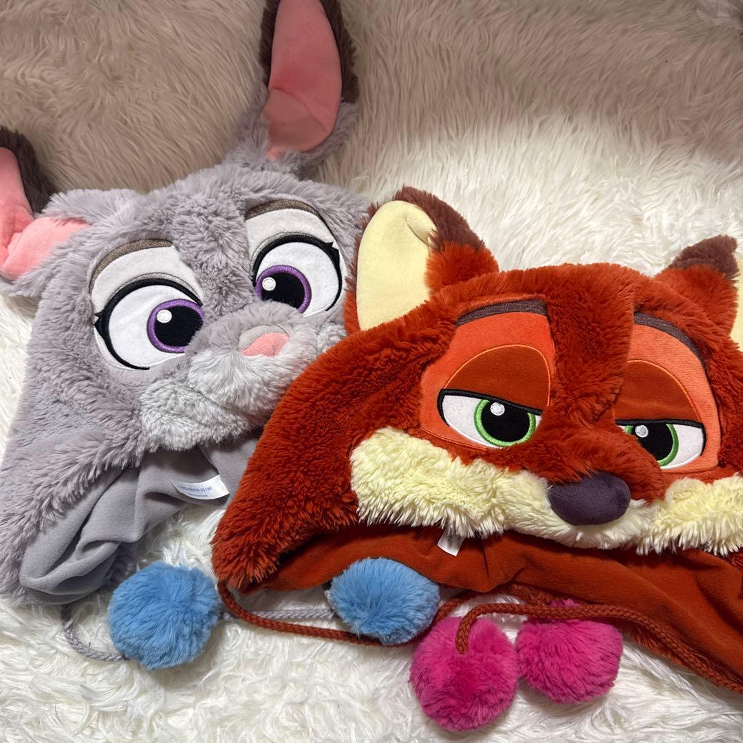 ディズニーファンキャップ　ズートピア　ニック&ジュディ