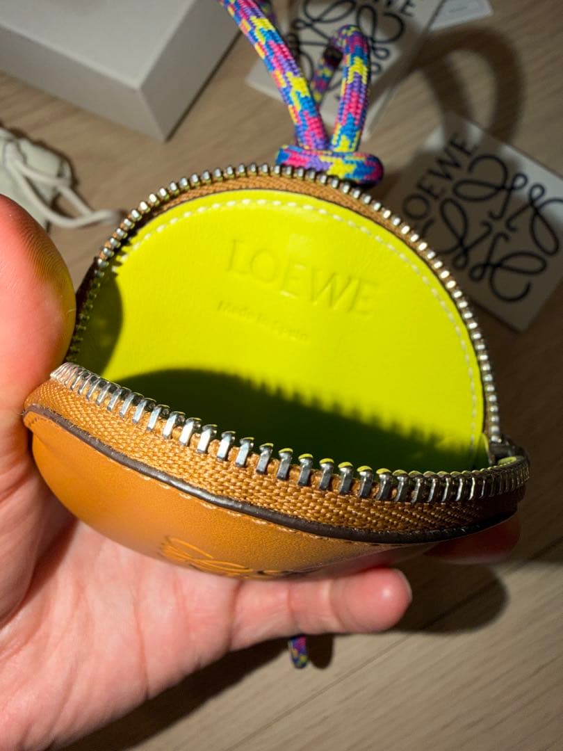 LOEWE クッキー チャーム ジップ アラウンド ウォレット