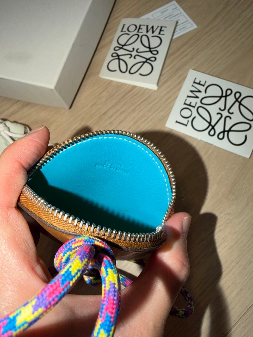 LOEWE クッキー チャーム ジップ アラウンド ウォレット