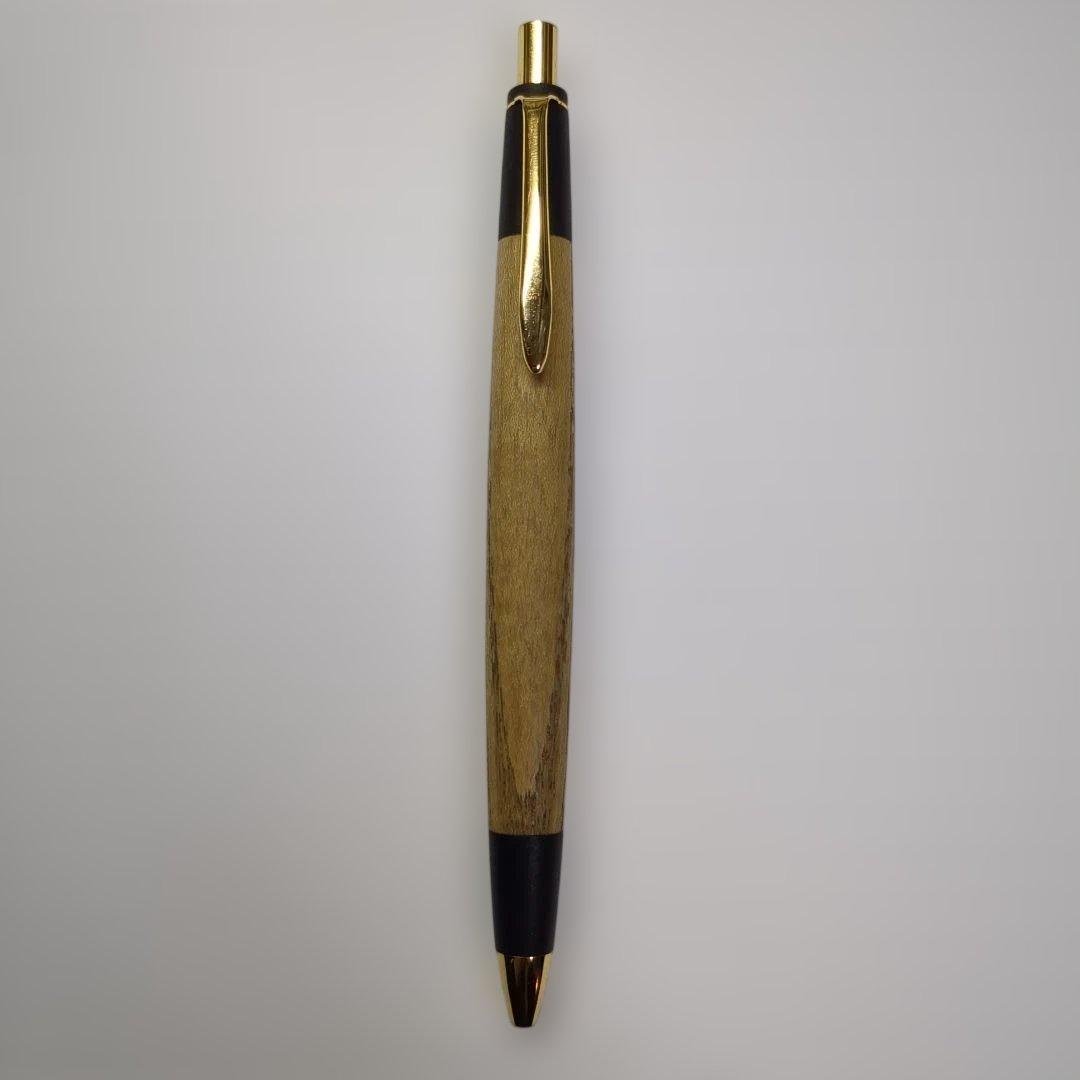 ボナンペン　槐　真鍮金具　シャープペン 0.5mm　箱付き