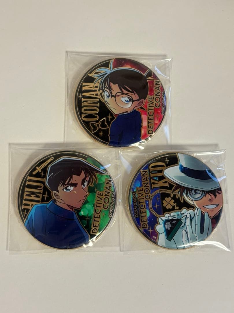 名探偵コナン 缶バッジ 映画前売り有償特典　100万ドルの五稜星
