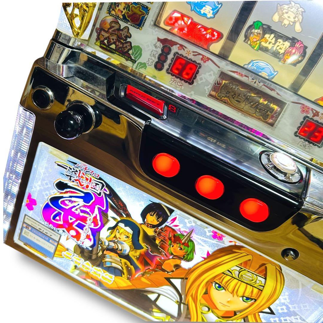 【自宅配送ok】戦国乙女〜剣戟に舞う白き剣聖〜 西国参戦編 実機 スロット