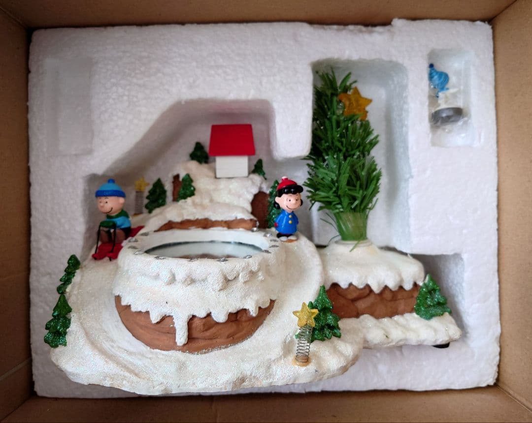 ◎激レア　スヌーピー オルゴール付き SN ジオラマハウス スケート　サンリオ◎