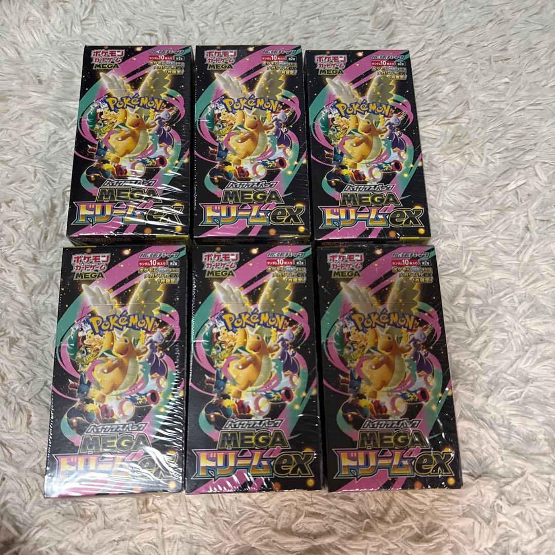 MEGAドリームex メガドリームex 6BOX シュリンク付き 未開封ボックス