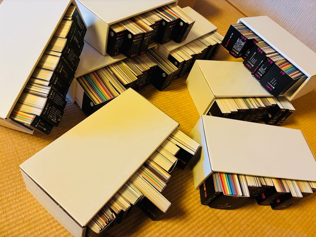 GLORY サンプル 紙見本帳 色見本帖たくさんセット箱入 ペーパーサンプル