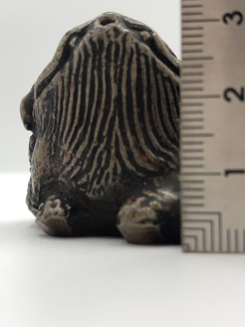 備前 獅子型 水滴 書道具 文房四宝