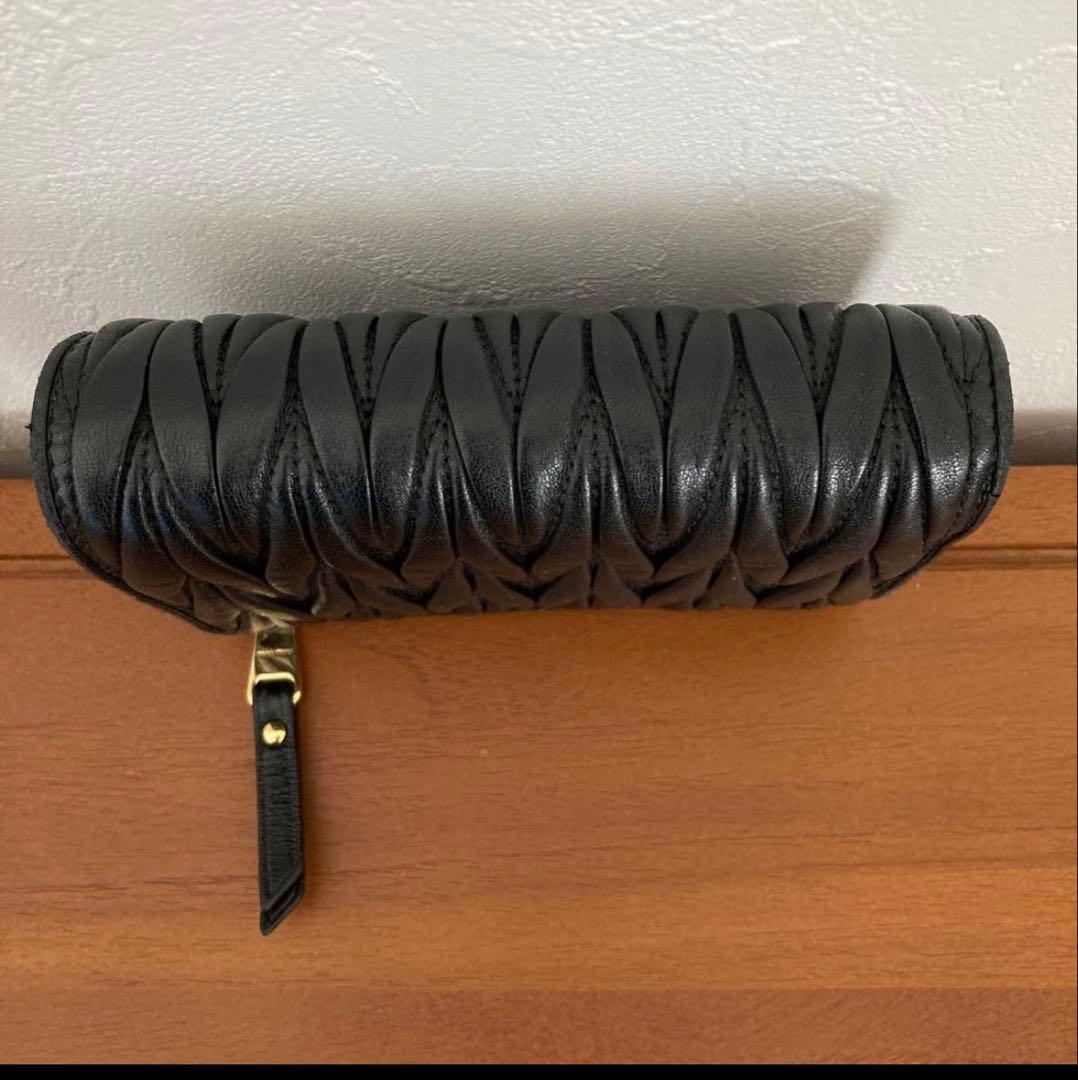 ミュウミュウ MIU MIU 財布 二つ折り財布 マテラッセ