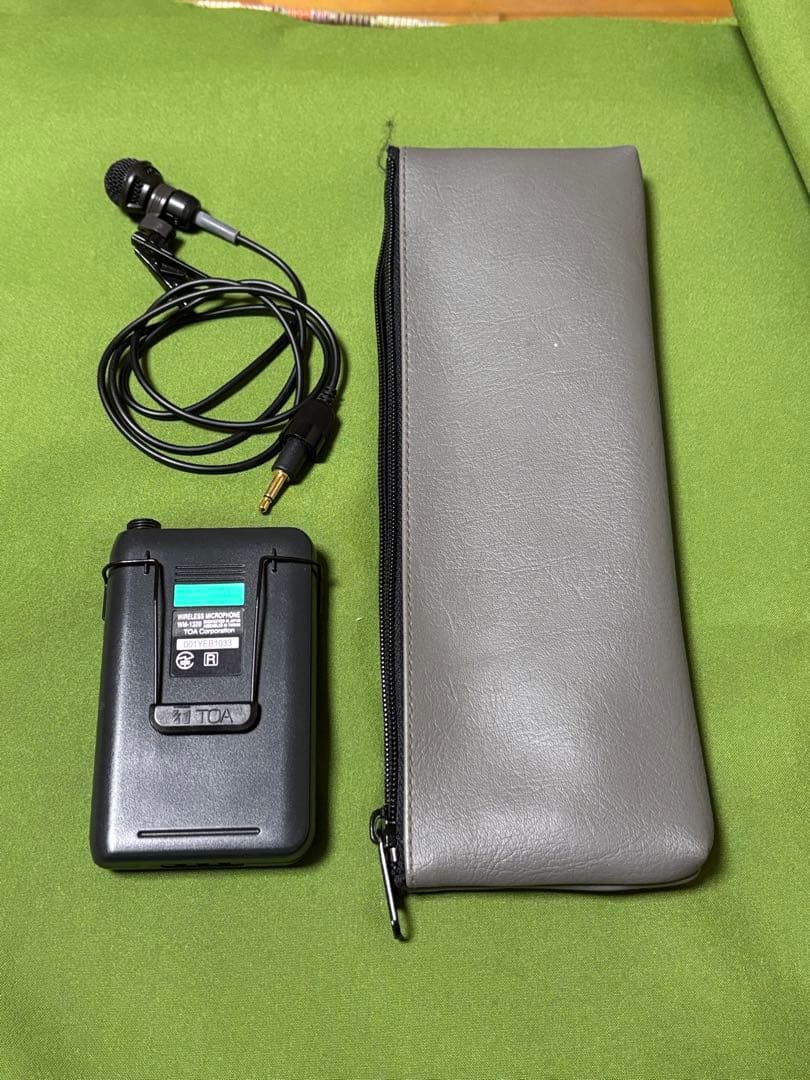 D.TOA WM-1320　新古品　 タイピンマイク ワイヤレス頻度僅か7993