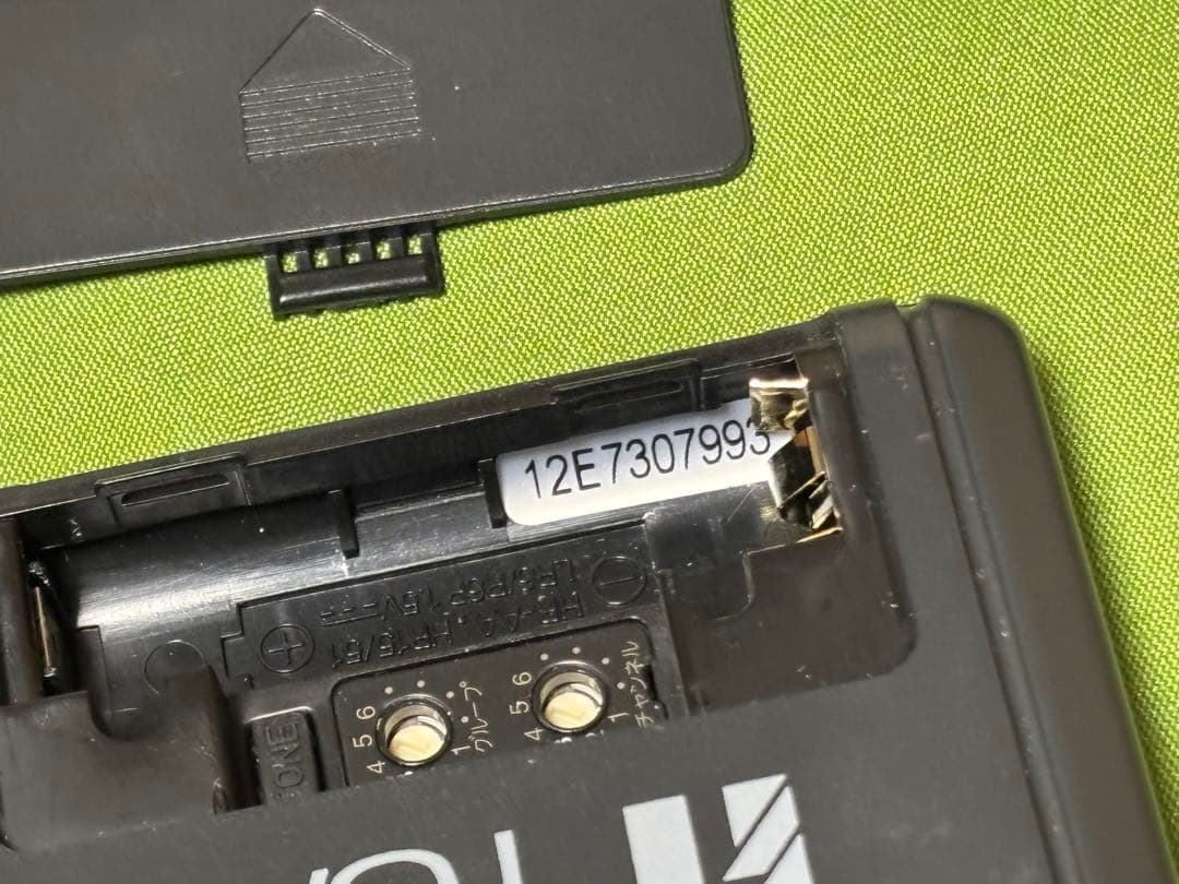 D.TOA WM-1320　新古品　 タイピンマイク ワイヤレス頻度僅か7993