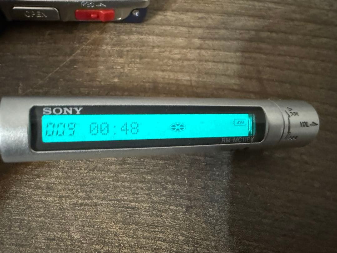 SONY ポータブルMDレコーダー MZ-R55 本体色サイレンス・ブルー