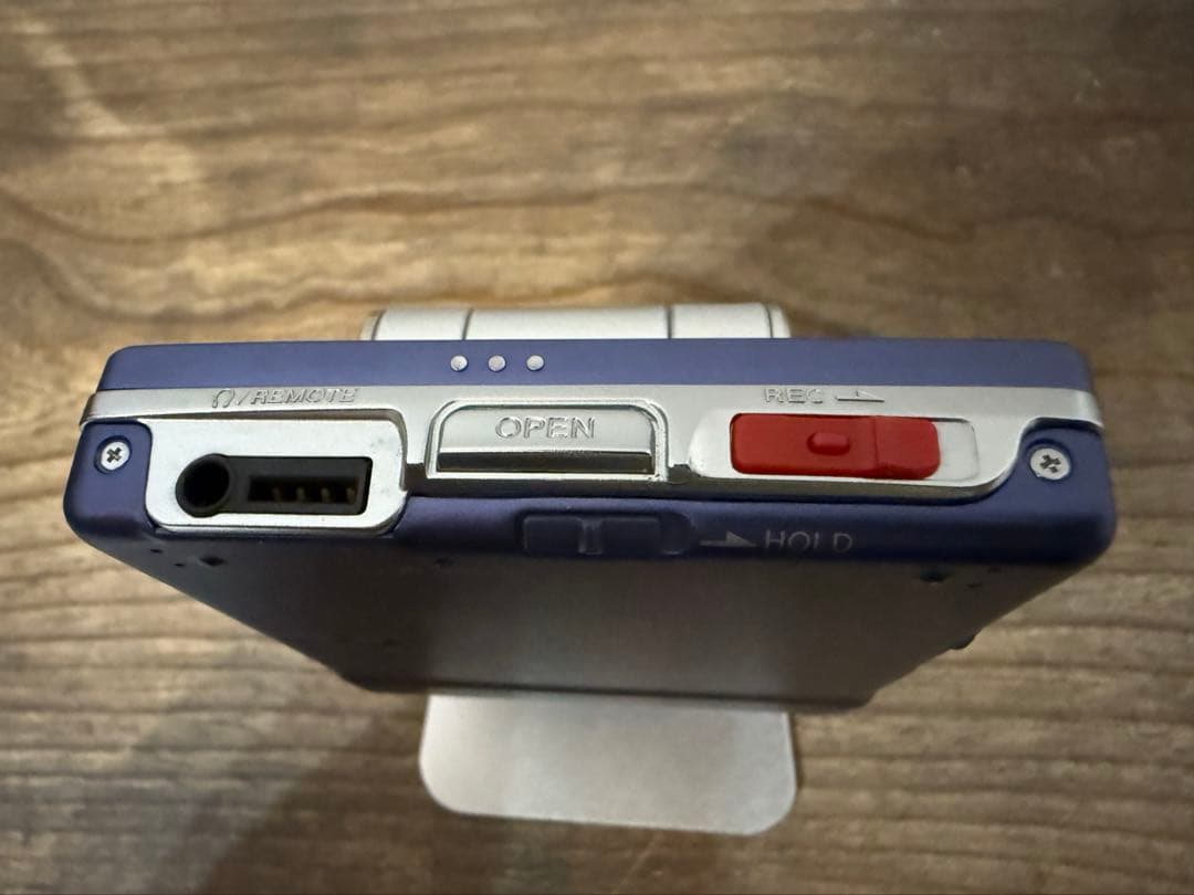 SONY ポータブルMDレコーダー MZ-R55 本体色サイレンス・ブルー