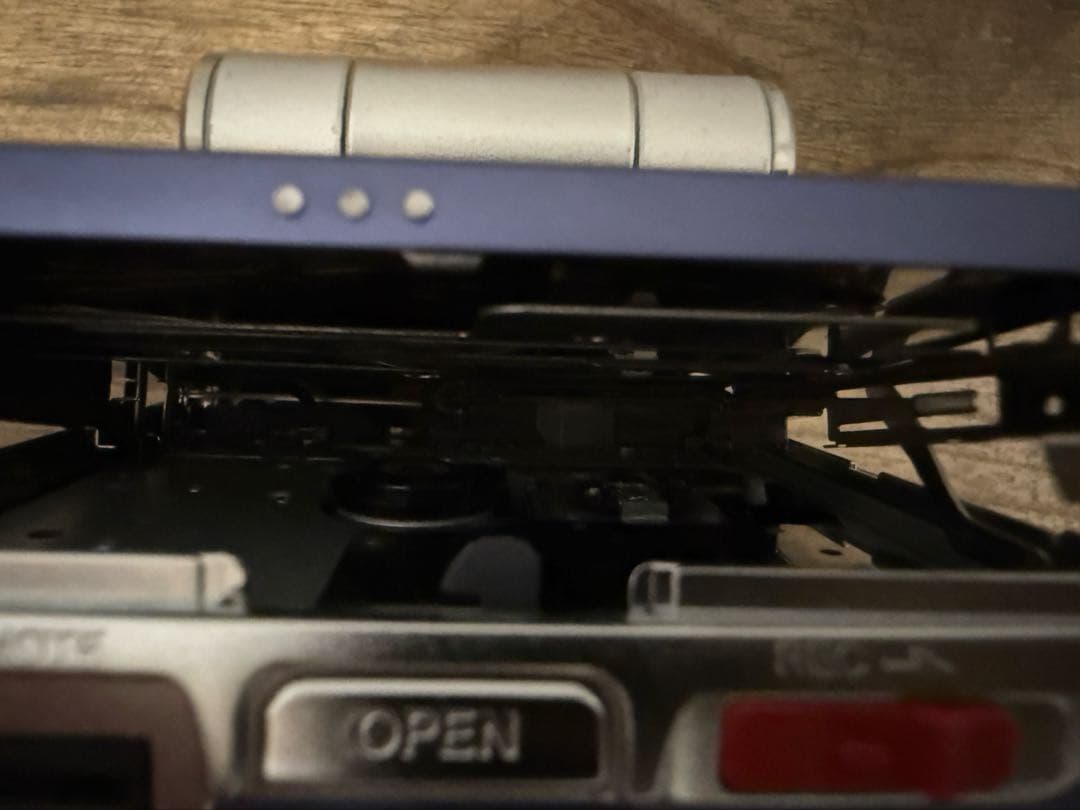 SONY ポータブルMDレコーダー MZ-R55 本体色サイレンス・ブルー