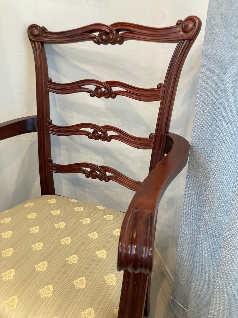 高級　アダムスタイル　デザイン　クラシックスタイル 木製椅子