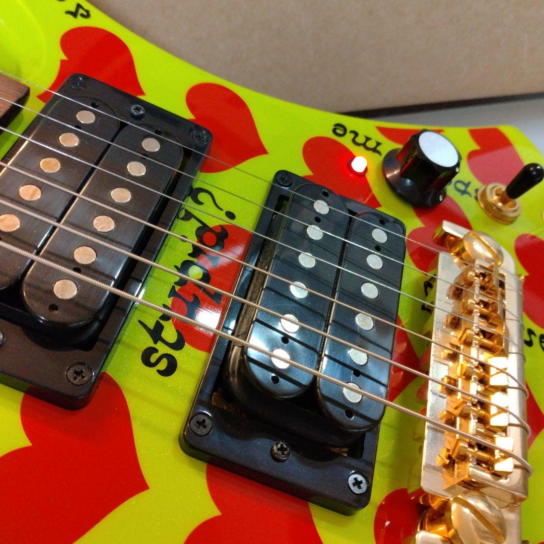 ✨️超希少✨️未使用 hideモデルギター グリーンハートJr. Burny