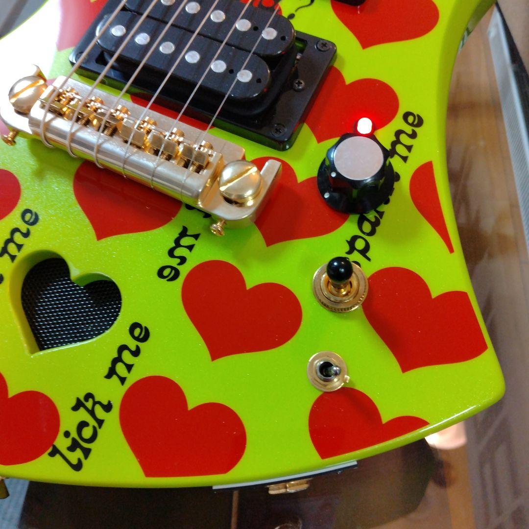 ✨️超希少✨️未使用 hideモデルギター グリーンハートJr. Burny