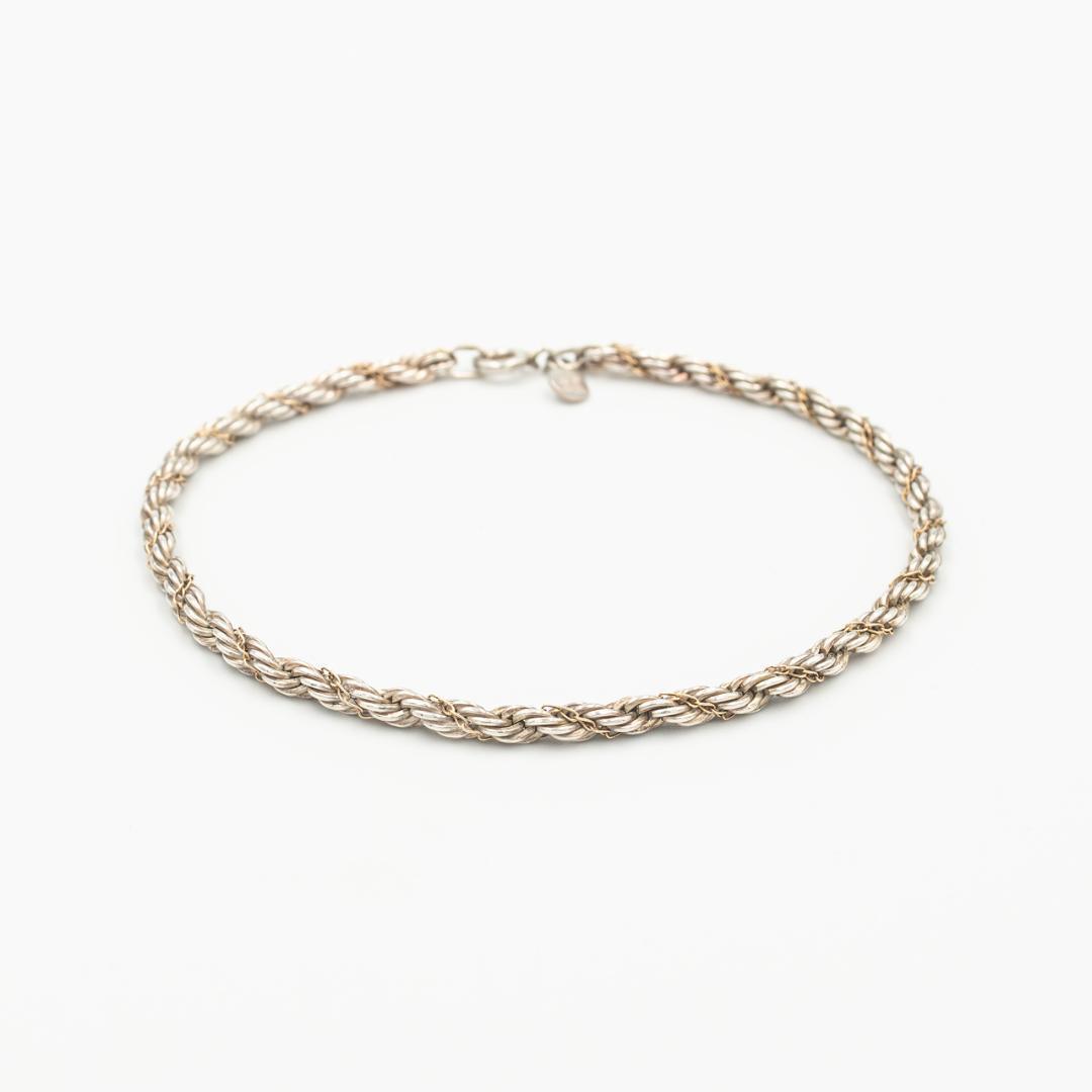 ヴィンテージ ティファニー ツイストロープ ブレスレット 18.5cm 80年代