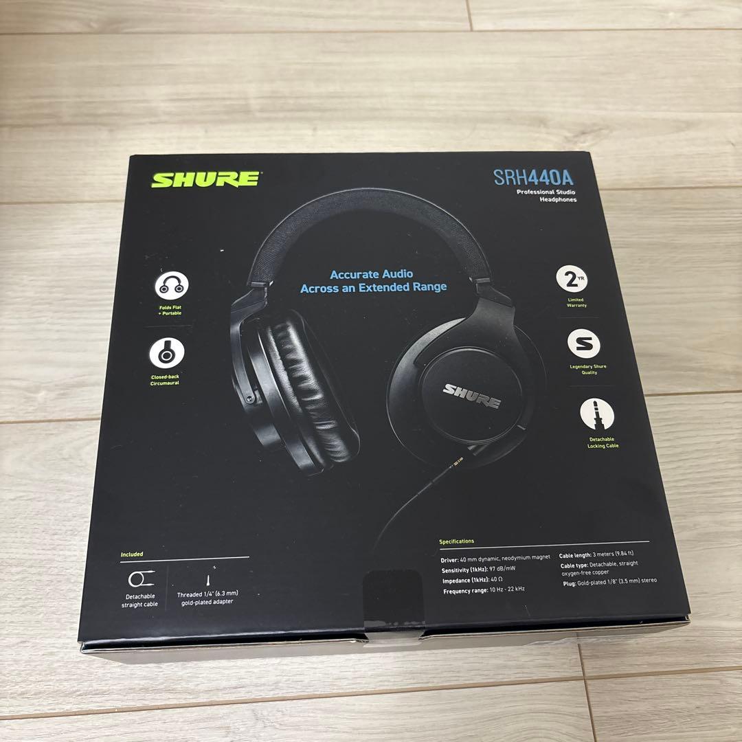 SHURE SRH440A ヘッドホン
