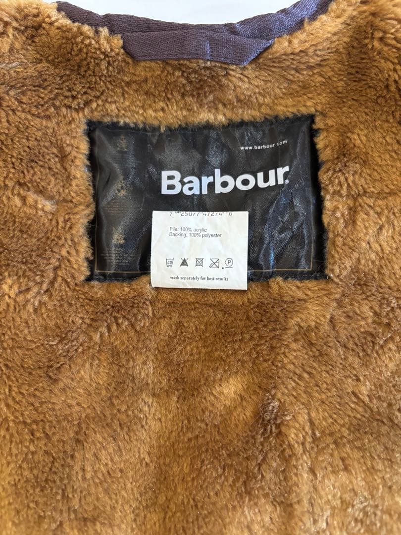Barbour バブアー ファーライナー ベスト ジップイン