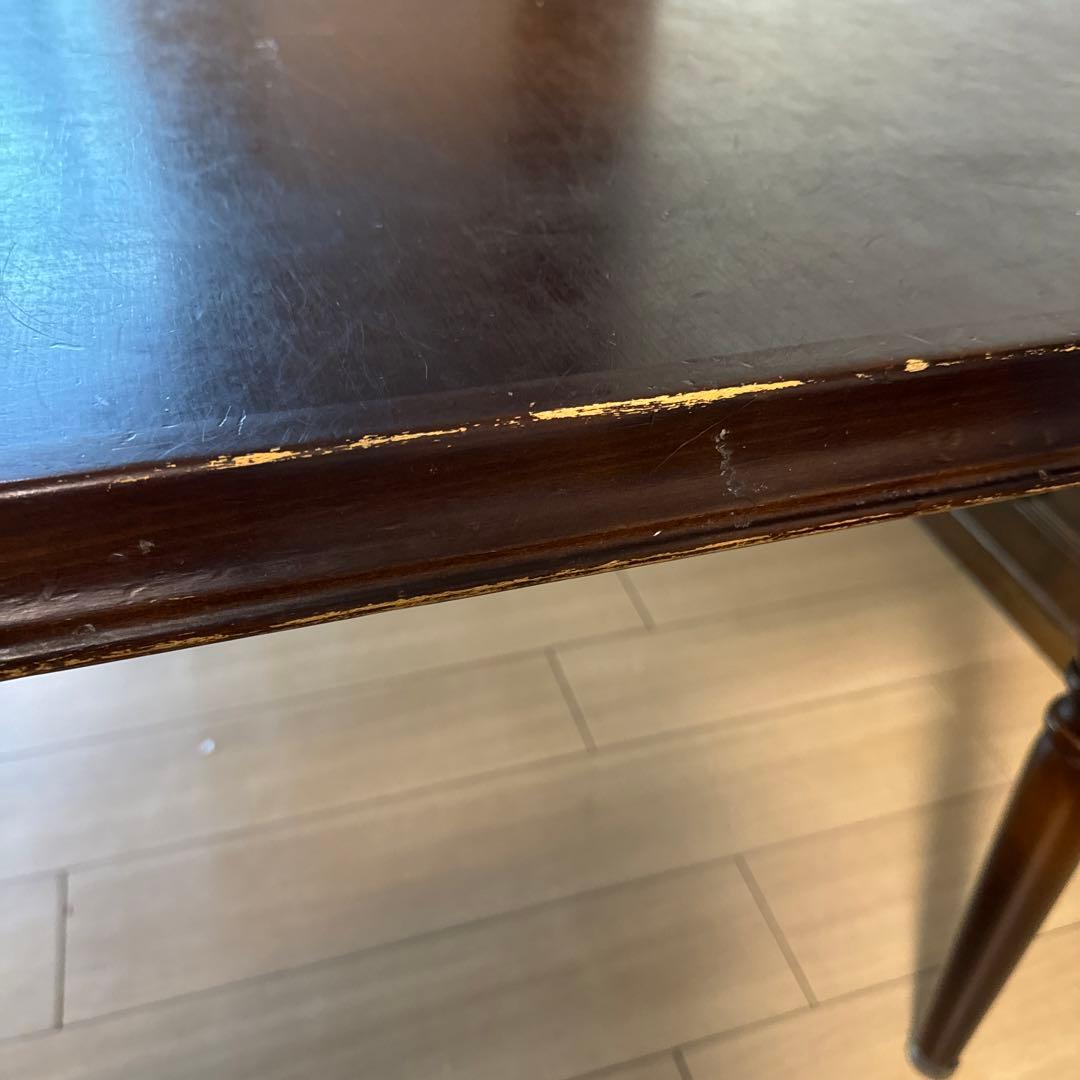 送料込み　キツツキ　飛騨産業　ダークブラウン 長方形ダイニングテーブル