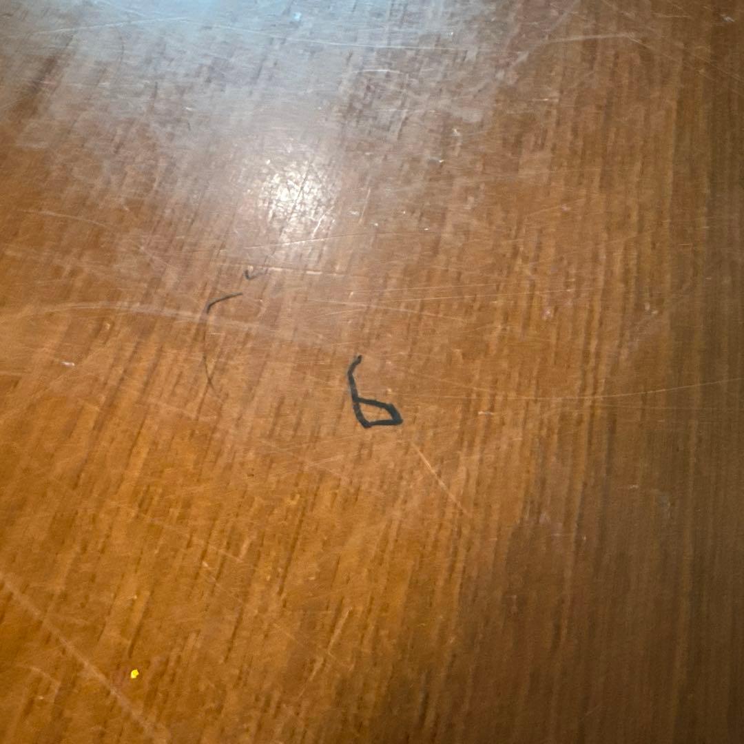 送料込み　キツツキ　飛騨産業　ダークブラウン 長方形ダイニングテーブル