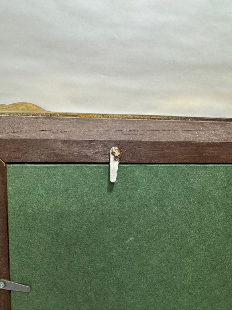 児島善三郎　陶額　陶板画　薔薇　額装