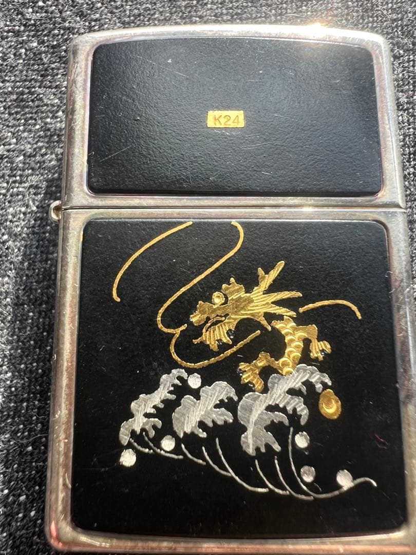 k24 象嵌　龍　zippo 2000年