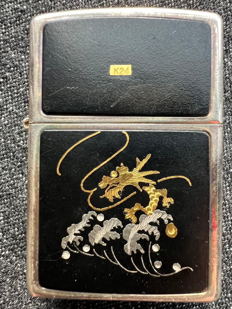 k24 象嵌　龍　zippo 2000年
