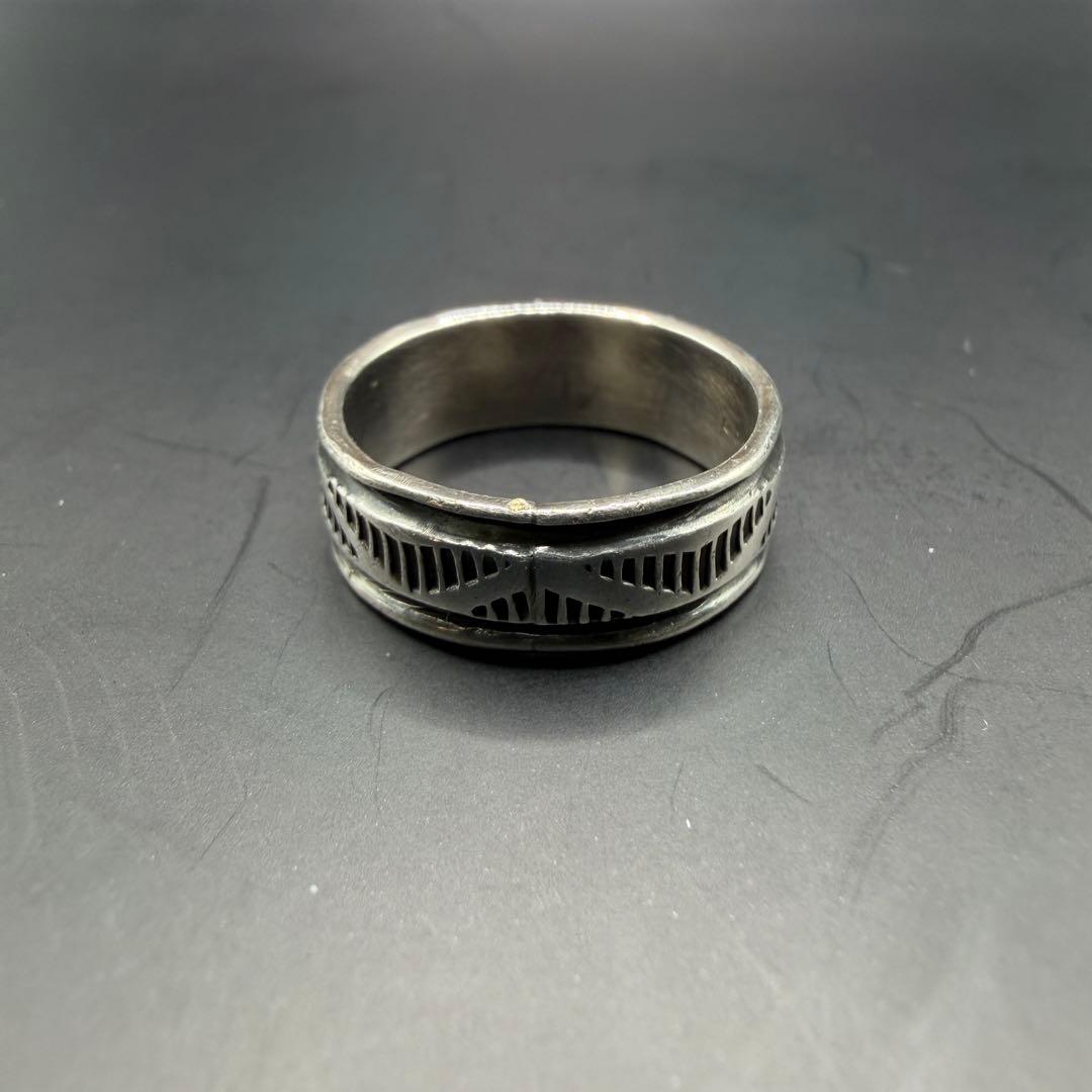 【NAVAJO】Bruce Morgan シルバーリング 18号